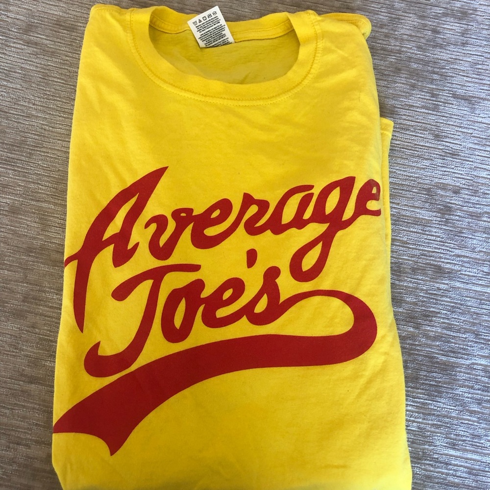 Average Joes Bright Yellow Tshirt XL